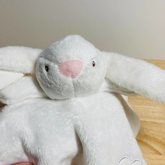 Chad Valley Baby White Rabbit Lovey. Pre-owned. - Picture 2 of 10